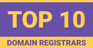 Top .com domain name registrars