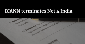 Read more about the article ICANN terminates Net 4 India